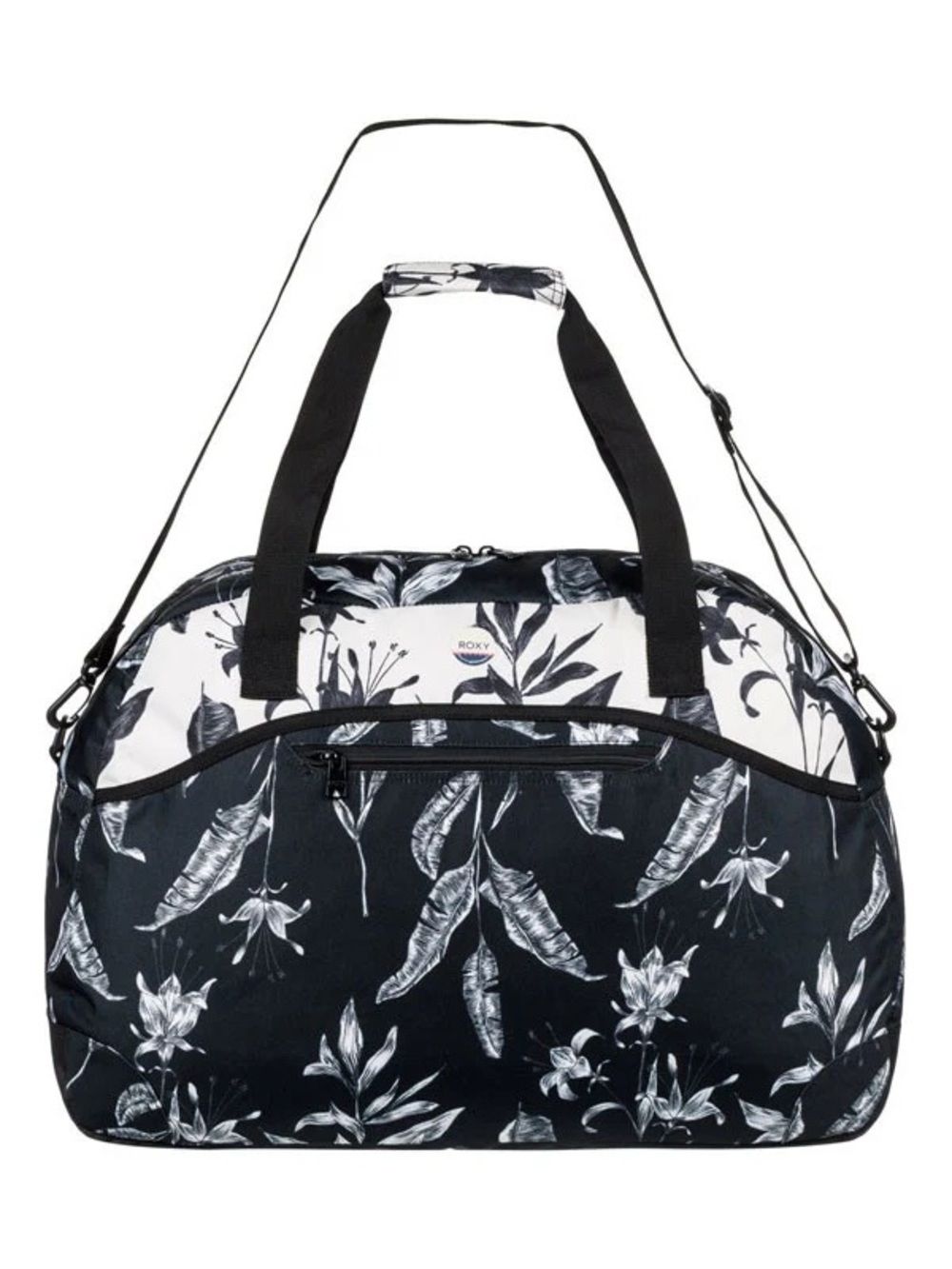 Roxy Too Far Duffel Travel Bag - Anthracite Love Letter